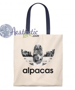 Cheap Alpacas Adidas Vintage Tote Bag