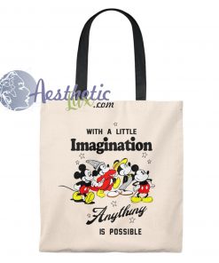 Disney Mickey Mouse Imagine Vintage Tote Bag