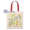 Snoopy All Character Fabric Pattern Vintage Tote Bag