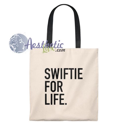 Taylor Swift Fans Swiftie For Life Vintage Tote Bag