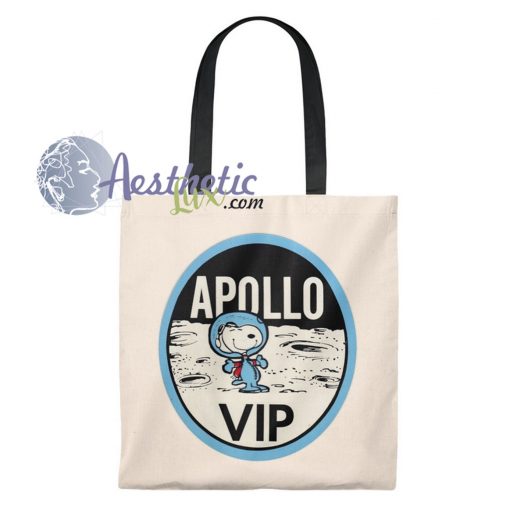 VIP Snoopy In Apollo Vintage Tote Bag