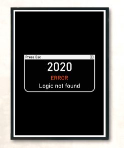 2020 Error Modern Poster Print