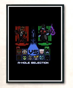 A Hole Selection Screen Modern Poster Print