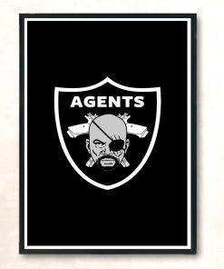 Agents Modern Poster Print