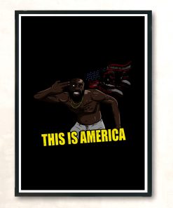 Americalands Modern Poster Print