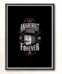 Anarchist Forever Modern Poster Print