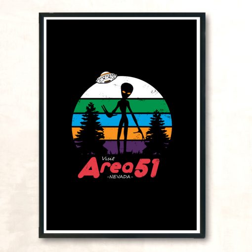 Area 51 Modern Poster Print