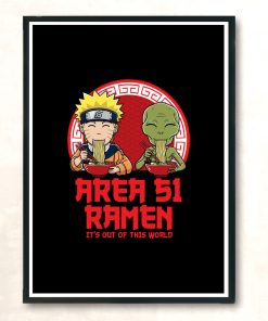Area 51 Ramen Modern Poster Print