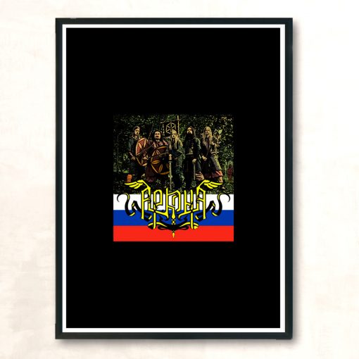 Arkona Slavic Metal Modern Poster Print