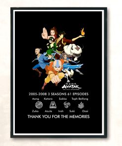 Avatar The Last Airbender Vintage Wall Poster