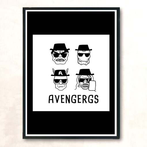 Avengergs Modern Poster Print