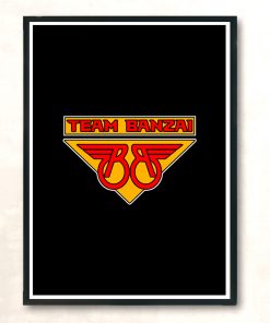 B Team Wing Logo Modern Poster Print