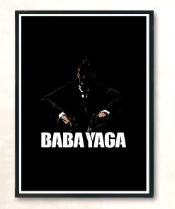 Baba Yaga Modern Poster Print