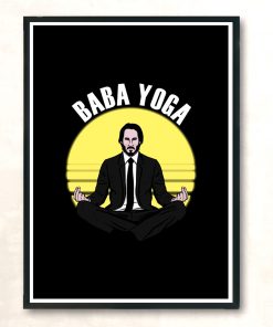 Baba Yoga Modern Poster Print