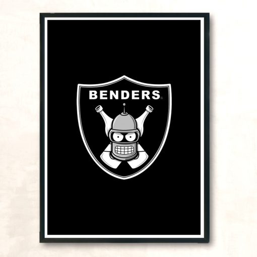 Benders Modern Poster Print