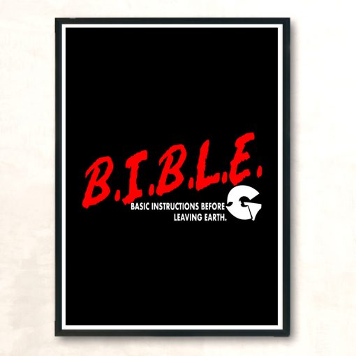 Bible Modern Poster Print