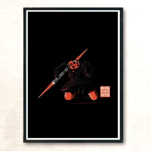 Big Hero Sith Modern Poster Print
