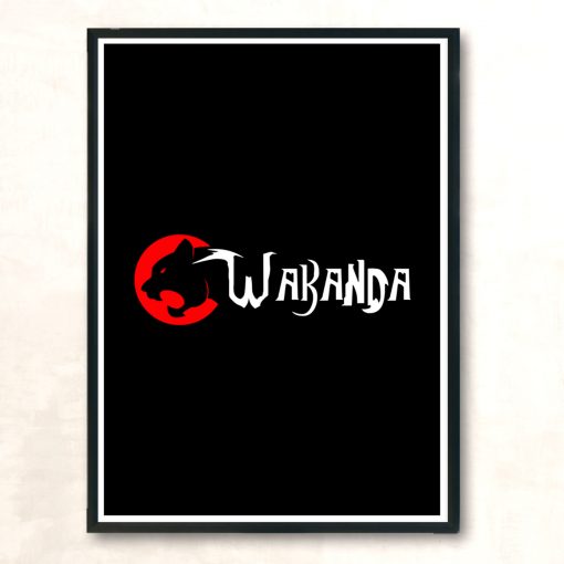 Black Cats Of Wakanda Ho Modern Poster Print