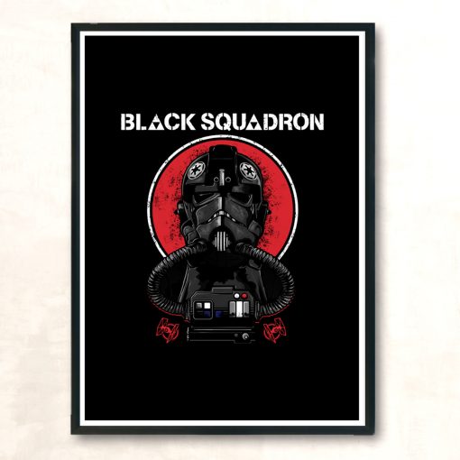 Black Squadron 2 Modern Poster Print