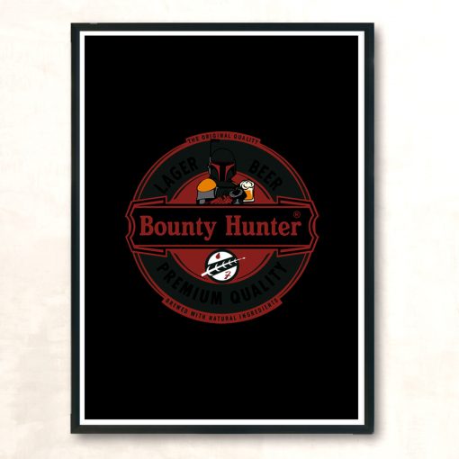 Bounty Hunter Beer Modern Poster Print
