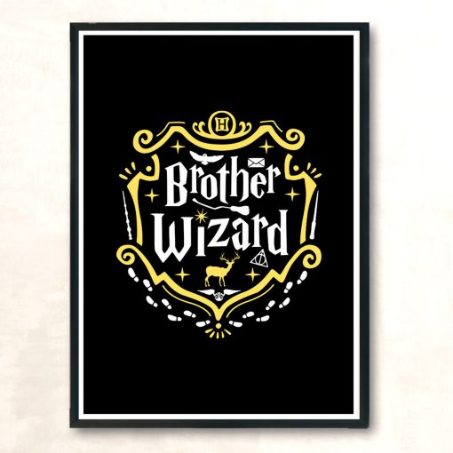 Brother Wizard Modern Poster Print