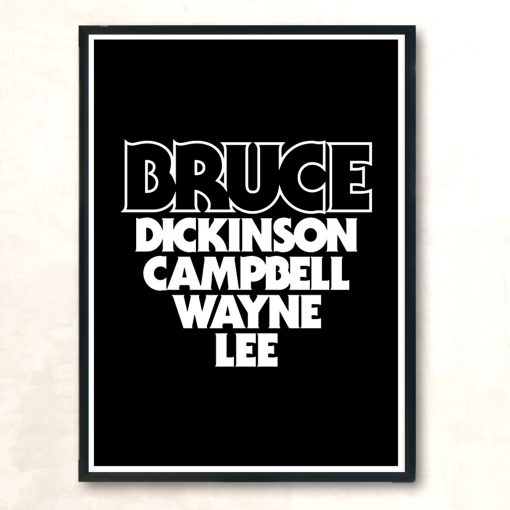 Bruce Modern Poster Print