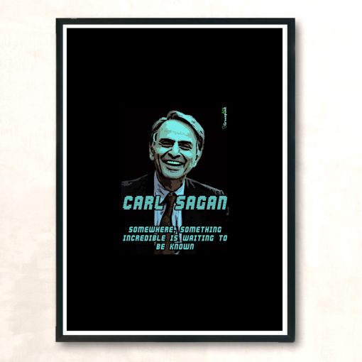 Carl Sagan Quote Cosmos Modern Poster Print