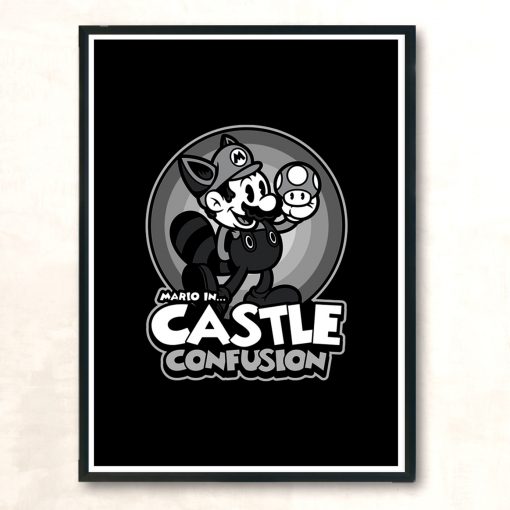 Castle Confusion Modern Poster Print