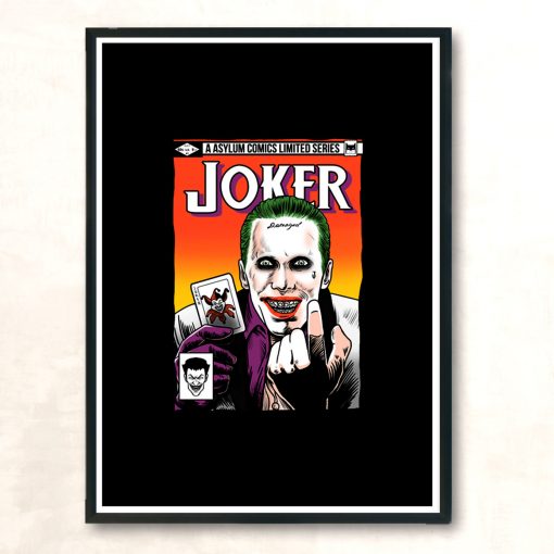 Clown Prince Of Crime Modern Poster Print
