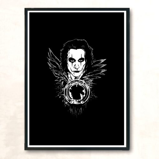 Crow Face V2 Modern Poster Print