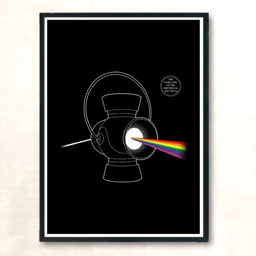 Dark Side Of The Emotional Spectrum Modern Poster Print