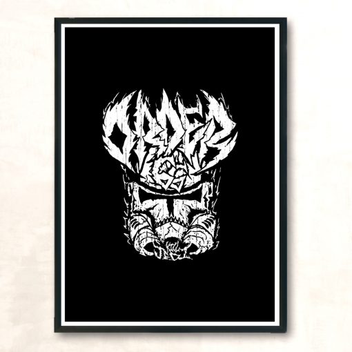 Death Metal Clones Modern Poster Print