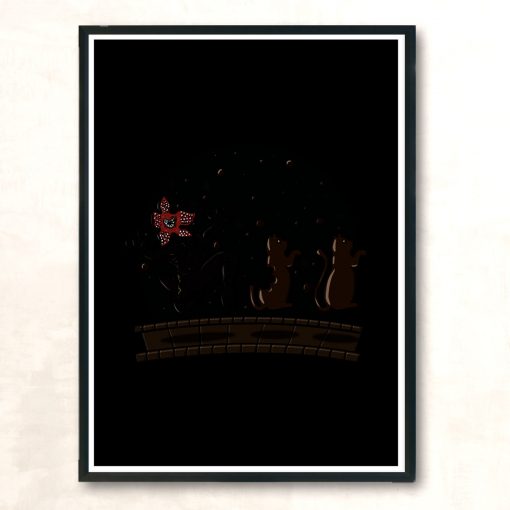 Demogorgon In Chocolate Land Modern Poster Print
