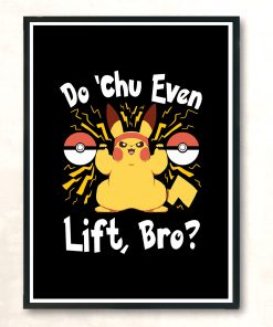 Do Chu Even Lift Bro Vintage Wall Poster