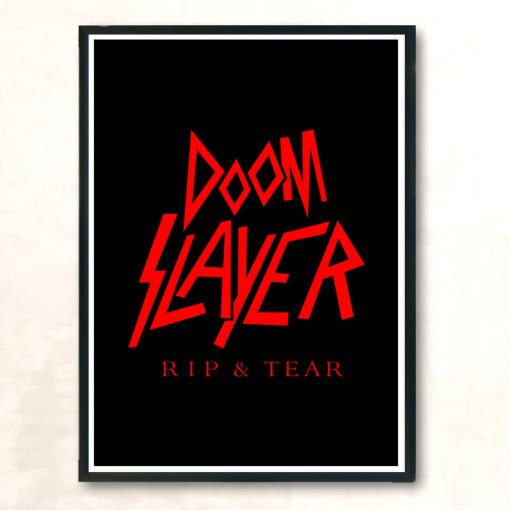 Doom Slayer Modern Poster Print