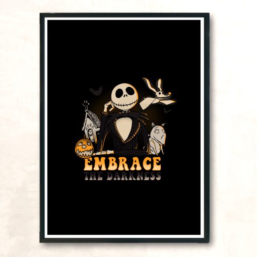 Embrace The Darkness Modern Poster Print