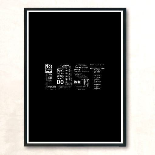 Everything Happens For A Reason Dark Ver Modern Poster Print