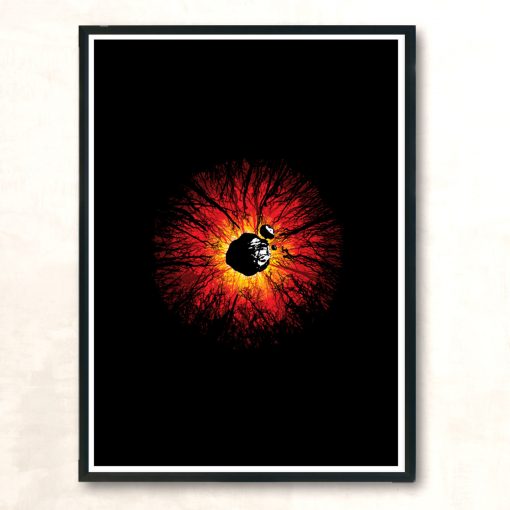Eye Of Destruction Modern Poster Print