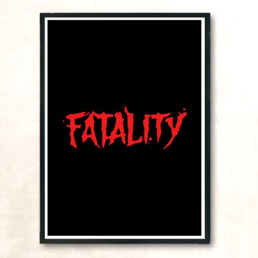 Fatality Modern Poster Print