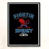 Fightin Spidey Modern Poster Print