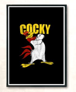 Foghorn Leghorn Cocky Character Cartoon Vintage Wall Poster
