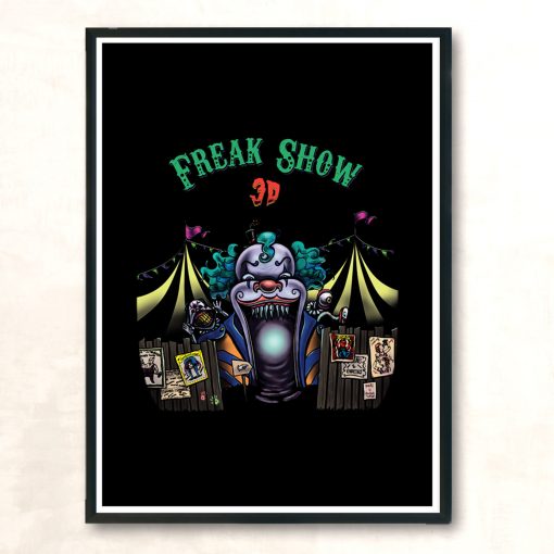 Freakshow Facade Modern Poster Print