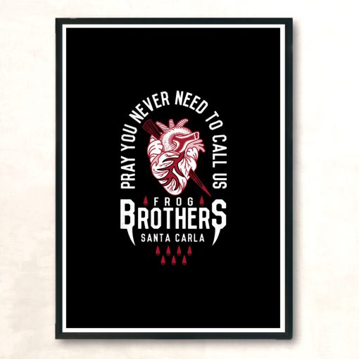 Frog Brothers Lost Boys Vampire Killers Modern Poster Print