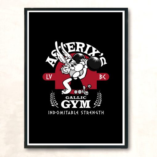 Gallic Gym Modern Poster Print