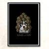Game Of Cats Modern Poster Print