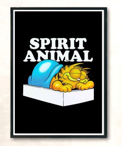 Garfield Spirit Animal Retro Graphic Vintage Wall Poster