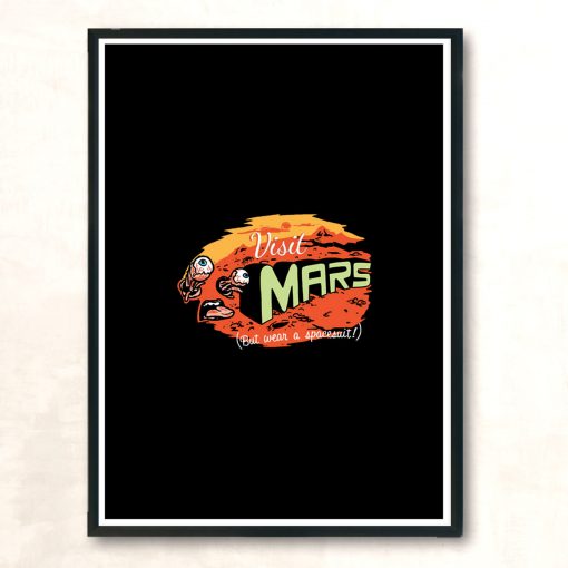 Get To Mars Modern Poster Print
