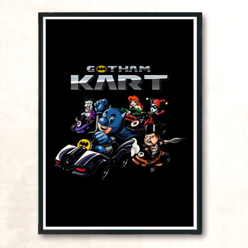 Gotham Kart Modern Poster Print