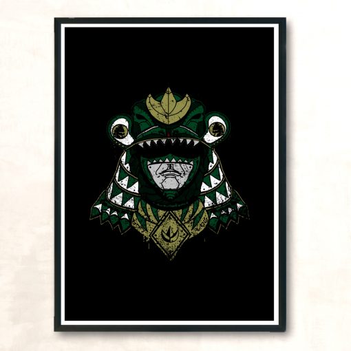 Green Shogun Ranger Modern Poster Print