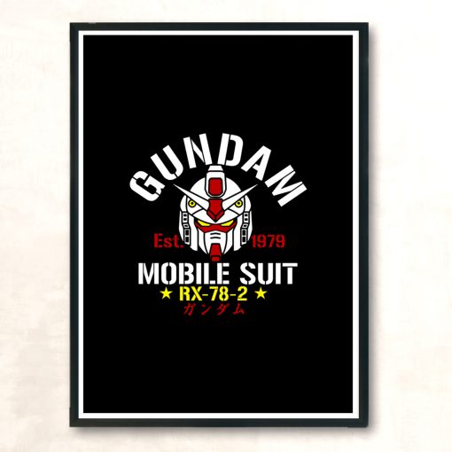 Gundam Modern Poster Print